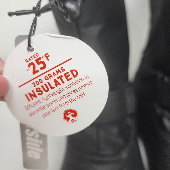 Northside Black Snow Boots Waterproof Winter Boots Youth Size 4 - Picture 4 of 10